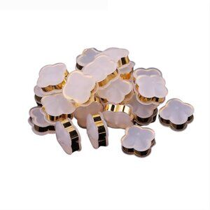 Gold Flower Silicone Earring Backs – Soft Hypoallergenic Replacement Stoppers –